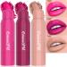 3 Colors Crayon Matte Longwear Lipstick Pack Set Smooth Color Stick Ultimate Lip Eye Face Crayon for Makeup Collection - Nourishing Lipstick with a Matte Finish Waterproof Velvet Lipgloss Lip Stain set02