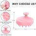 Hbaid Root Comb Applicator Bottle with Scalp Massager and Shampoo Brush Set - Pink (3 Pcs) - Buy Online on GoSupps.com