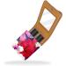 Buy Tropical Flower Leather Lipstick Case - Mini Lip Gloss Organizer with Mirror | International Shipping Available - Buy Online on GoSupps.com