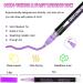 Double Line Markers Outline Pens Set - 12 Glitter Colors for DIY Art, Card Making, Lettering & Craft Projects - Buy Online on GoSupps.com