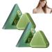 Nature Triangle Shampoo Bar Nature Seven Green Soap Shampoo solid shampoo bar with dense foaming effect soap for shiny and strong hair for women and men 2 pieces