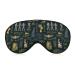 Ancient Art Egypt Theme Sleep Mask Eye Cover for Sleeping Blindfold with Adjustable Strap Blocks Light Night Travel Nap for Men Women