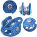 Double Pulley with Smooth Surface - Double-Sided Swivel Caster for Lifting | International Shipping Available - Buy Online on GoSupps.com