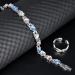 Vicmag Lymphatic Drainage Magnetic Bracelets for Women | Titanium Steel Brazaletes | Adjustable with Removal Tool | 7X Magnetic Ring | Gift Box | Coloured Heart Crystal - Buy Online on GoSupps.com
