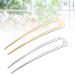 Buy 2-Piece Alloy Geometric Hair Clips Elegant Gold & Silver Hairpins for Women | Stylish Hair Accessories - Buy Online on GoSupps.com