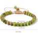 Vsilay Adjustable Train Rope Bracelet | Stylish Hand-Woven Bangle with Stone Pearls | Gift for Women - Style 5 - Buy Online on GoSupps.com