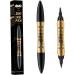 Eyebrow Pencil 2 in 1 Dual-ended Liquid Eyebrow Pen Waterproof & Long Lasting Smooth Liquid Eyeliner Pen Four-tip Brow Pencil for Women Makeup Light Coffee - Buy Online on GoSupps.com