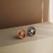 FRIGG Daisy Natural Rubber Baby Pacifier 2-Pack | BPA-Free | Made in Denmark | Graphite/Peach Bronze 0-6 Months - Buy Online on GoSupps.com