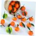 Zerodeko Fake Fruits 10pcs Stand for Decoration Simulation Oranges Ornament Realistic Oranges Artificial Fruit Decor Faux Tangerines Fake Oranges Layout Scene Decor Toy Set Foam Desktop - Buy Online on GoSupps.com