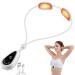 Massage device neck neck massager with heat neck massage device electrical massage 4 massage modes 15 intensity adjustable for women men parents white