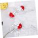 POPETPOP 5 pi ces Tube de Gloss L vres Forme de C ur Flacons Plastique Rechargeables et Portables pour Maquillage R cipients Vides pour Voyage et Usage Quotidien - Buy Online on GoSupps.com