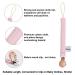 Silicone Teether Toy Set for 3 Months+ Boys and Girls - BPA Free, Freezer Safe - Pink Flamingo Design - Buy Online on GoSupps.com