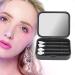 Silicone Cotton Swab Set | Reusable Makeup Brushes for Ears & Eyes | Portable Black | Eco-Friendly Beauty Essentials - Buy Online on GoSupps.com