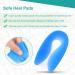 Gel Heel Pillow Cushion | Orthopedic Silicone Caps for Heel Spur & Plantar Fasciitis Relief | Medical Soft Insoles for Unisex - Buy Online on GoSupps.com