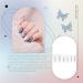CLSSLVVBN 1 Set False Nail Elegant Full Coverage Shape Manicure Stickers Strong Adhesion Unique Design Half Paste Natural Paster Type 3 - Buy Online on GoSupps.com