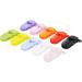LIHAO 50x Pacifier Clips Holders for Teething Toys & Baby Blankets - 10 Color Variety - Buy Online on GoSupps.com