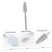 Mikinona Nail Polisher Electric Tool Nail Glazing Drill Nail Art Drill Bit Nail Beauty Tools Nail Grinding Head Nail Polishing Shape Tools Manicure Grinding Head Nails Gel Remover Plastic - Buy Online on GoSupps.com