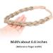 Gledola Chubby Narrow Synthetic Hair Braided Headband Classic Chunky Plaited Braids Elastic Stretch Hairpiece Women Girl Beauty accessory 58g (Honey Blonde) - Buy Online on GoSupps.com