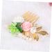 Didiseaon Wedding Hair Comb Bride Wedding Dress Hair Accessories Flower Hair Comb - Buy Online on GoSupps.com