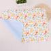 Kisbeibi Flannel Travel Diaper Changing Pad - Water Proof Bamboo Fiber - Reusable Baby Changing Mat - Pink Elephant Design - 30x45CM - Buy Online on GoSupps.com