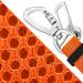 Buy Slowton XS Dog Harness with Seat Belt Breathable & Safe Car Gear for Dogs | 2 Carabiner Hooks | Orange Color - Buy Online on GoSupps.com
