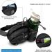 WATERFLY Hiking Waist Bag Fanny Pack - Black | Water Bottle Holder for Men and Women | Ideal for Running, Dog Walking, Fits All Phones (Bottle Not Included) - Buy Online on GoSupps.com