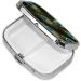 Peacock Feathers Printed Square Pill Box | Portable Travel Medicine Organizer - Buy Online on GoSupps.com
