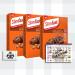 AETN Creations 3 Packs of Slim Fast Choc Orange Meal Replacement Bars with Essential Proteins & Fibres complete with AETN Magnet and Meal Planner - Buy Online on GoSupps.com