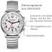 Hearkent Talking Watch for Women | Ideal for Blind Seniors | Loud Voice | Speaks German | Stylish Silver Design | International Shipping Available - Buy Online on GoSupps.com