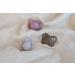 BIBS Couture Collection BPA-Free Pacifiers - Set of 2 Dark Oak Soothers | Made in Denmark | Size 6-18 Months - Buy Online on GoSupps.com