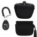 WALLFID Silicone Dog Treat Pouch Convenient Magnetic Buckle Closing and Waist Clip with Pet Training Clicker Treat Pouch for Dog Training Auto Closure Easy to Clean Odorless