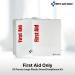 First Aid Only 90658 Medium Metal SmartCompliance Food Service First Aid Cabinet - ANSI 2015 Compliant | No Medications - Buy Online on GoSupps.com