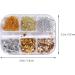 3 Boxes Nail Art Fragments Nail Painting Handicraft Nail Decor Gold Sequins Iaff Sticker Nail Art Foil Glitter Nails Decoration Stickers for Nails Manicure Metal Gold Leaf - Buy Online on GoSupps.com
