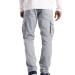 Haiorziyou Men's pants cargo jeans pants cargo pants summer plants leisure trousers hiking pants trekking pants with lots of bags outdoor pants for men slim hiking work pants regular jeans sports pants l gray