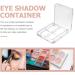 LALAFINA 10pcs Eyeshadow Boxes Compartment Eyeshadow Organizer Lipstick Containers 6x6cm Transparent - Buy Online on GoSupps.com