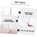 GOOHOCHY 6pcs Scalp Massage Brush Set - Hair Washer Tool & Hand Scrubber for Ultimate Relaxation - Steel & Wood Design - Buy Online on GoSupps.com