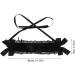 SAFIGLE Gothic Lolita Headdress Maid Lace Hair Accessories Cute Cosplay Headbands Halloween Costume Headband - Buy Online on GoSupps.com