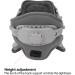FOOJO Heated Neck Brace - Adjustable 3 Speed USB Neck Support Collar for Pain Relief | International Shipping Available - Buy Online on GoSupps.com