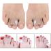 Toe Straightener Brace for Hammer Toes & Broken Toes | Superior Splint & Wrap for Men & Women - 1 Pair (Tan - Buy Online on GoSupps.com