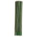 BWWNBY 100pcs Plastic Floral Stem  Artificial Flower Rod  Plant Stub Wire Green Florist Wires  Ideal for The Crafts Person  17CM and 25CM(Size:25cm)