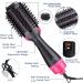 Hair Dryer Brush 4 in 1 Volumizer for Women | Negative Ion Hot Air Brush with Clips & Storage Bag - Fast Drying Straightening Curling - Buy Online on GoSupps.com