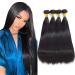 Ladiary Brazilian Hair Weaven Straight Human Hair 4 Bundle 8a Virgin Hair Brazilian hair bundle of real hair weaven human hair 400 g Total 14 18 20 inch