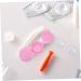 Lalafina 14th Double Glasses Case Tool Stand - Clear Mirror Film Contact Lens & Pencil Storage Container - Silent Vitamin Holder for Lentils - Buy Online on GoSupps.com