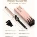 3/4 Inch Long Barrel Curling Iron - Ceramic Tourmaline Hair Wand - Dual Voltage - Buy Online on GoSupps.com