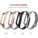 Strap Metal Replacement Compatible with Xiaomi Mi Band 3/4 / 5/6  Bands for Xiaomi Mi Band 6 Bracelet Wristbands Accessories for Mi Fit 5 Straps (Rose Gold) - Buy Online on GoSupps.com