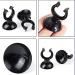 Gzhaizhuan 30 STK Aquarium Suction Cups - Durable PVC Fish Tank Hose Holders & Accessories (30x20mm Black) - Buy Online on GoSupps.com