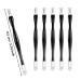 Allstarry 30-Piece Nail Cuticle Trimmer Set - Double Head Dead Skin Cuticle Knife Removal Fork - Nail Cleaner & Pusher Tools for Men and Women - Black - Buy Online on GoSupps.com