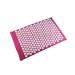 Dunlap massage pillow acupuncture pillow mattress acupressure mat spike yoga massage pads head massage pillow massage pillows (size: pink mat)