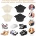 ACWOO 8PCS Heel Grips Shoe Pads - Comfortable Heel Cushion Inserts for Men and Women - Anti Blister Shoe Liners - Black+Beige - Buy Online on GoSupps.com