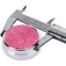 Sparkling Pink Glitter Pill Box - Portable 3 Compartment Metal Organizer for Vitamins & Travel | Cute Pill Case for Purse & Pocket - Buy Online on GoSupps.com